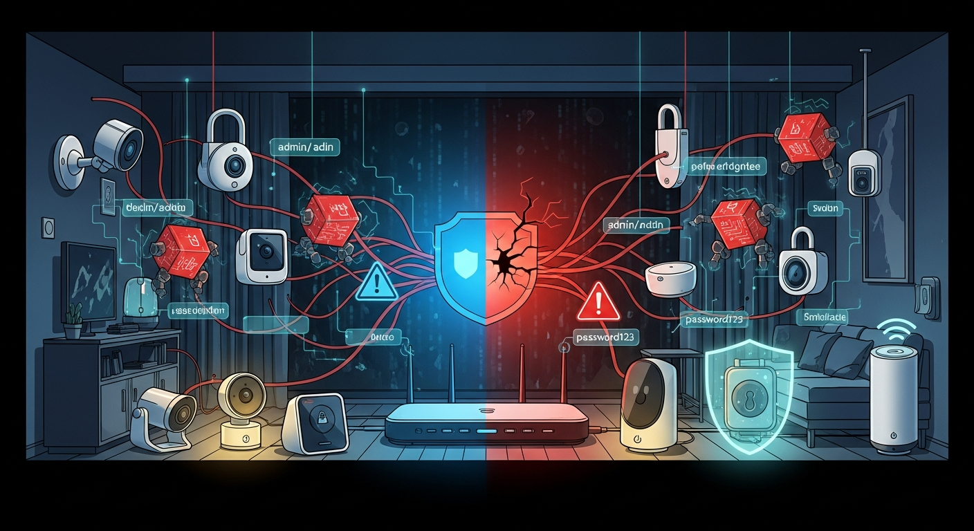 Smart Home Default Password Crisis: How Hackers Are Walking Through Your Digital Front Door
